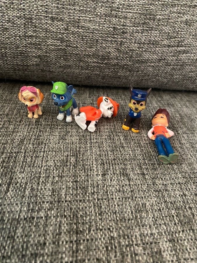 Paw Patrol figurer och fordon