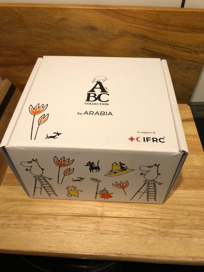 ABC Mumintrollet mugg och tallrik presentset Mumin Arabia