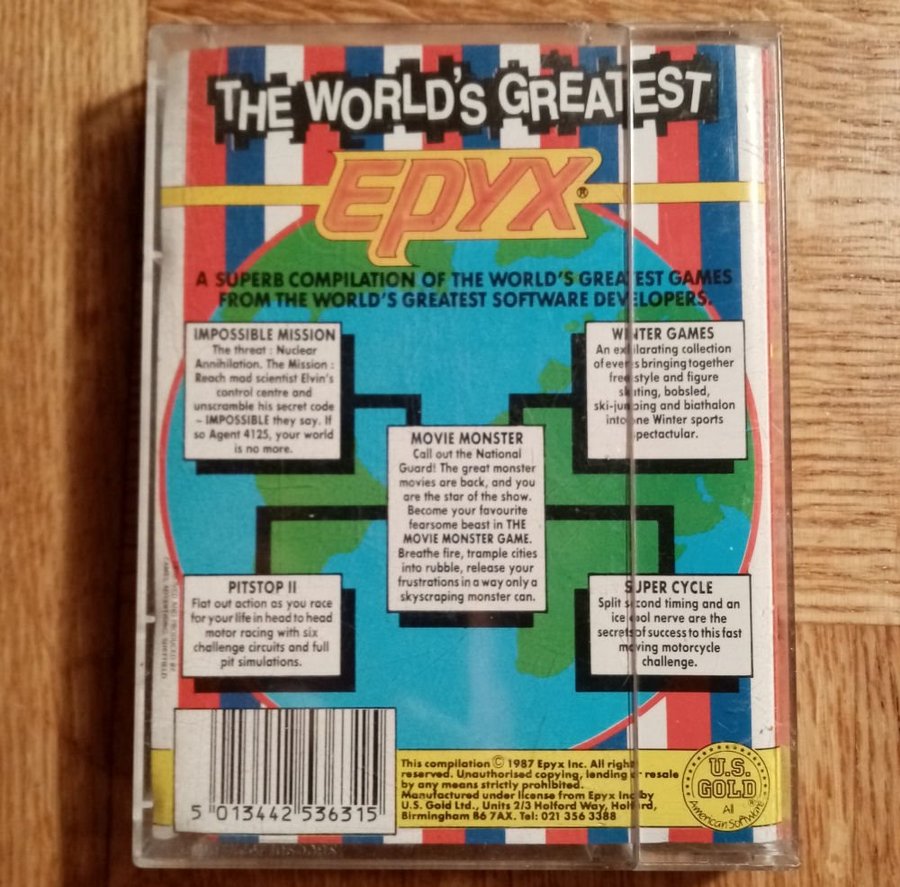 The World's Greatest Epyx (US Gold - Epyx) - Commodore 64 / C64 Spel