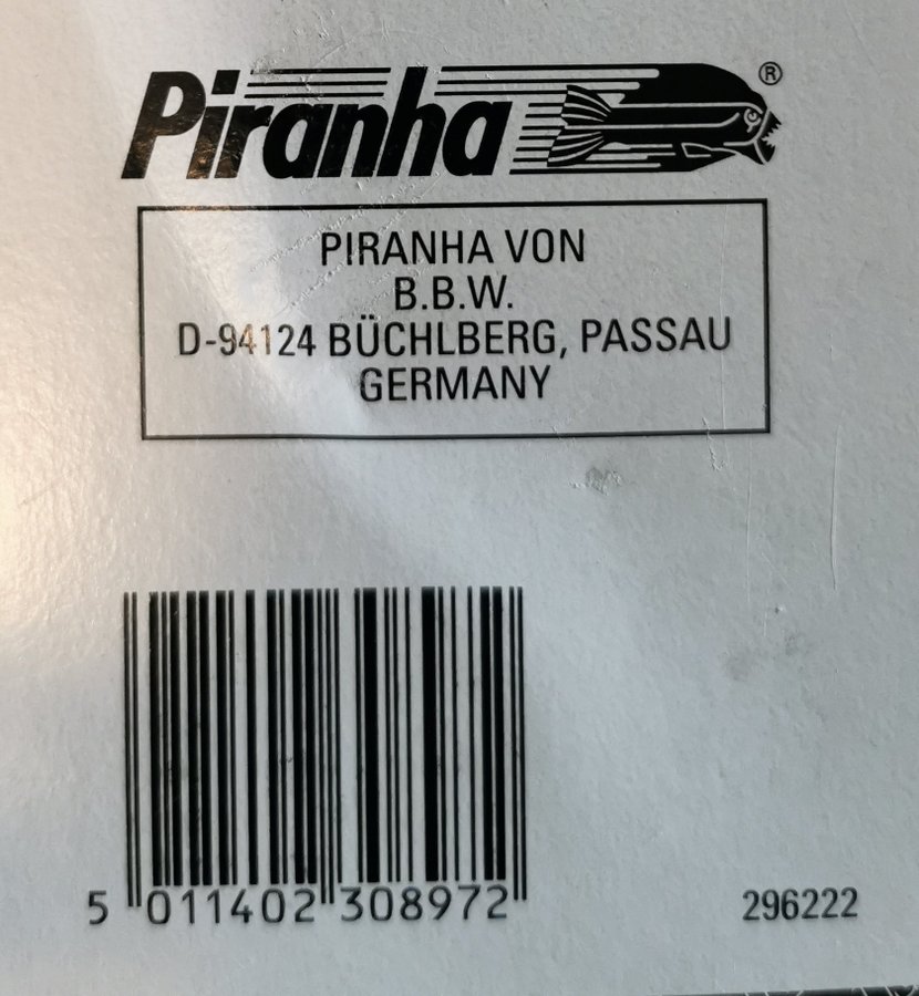 Ny Piranha HM-klinga 160mm x 16mm 12 HM-tänder