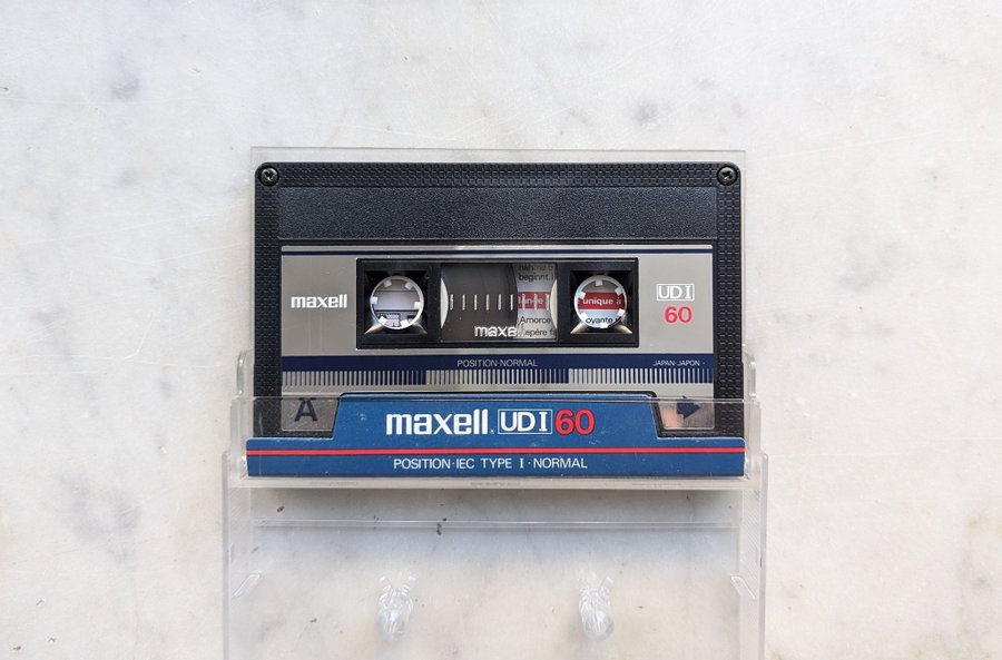 Maxell UDI 60 kassettband