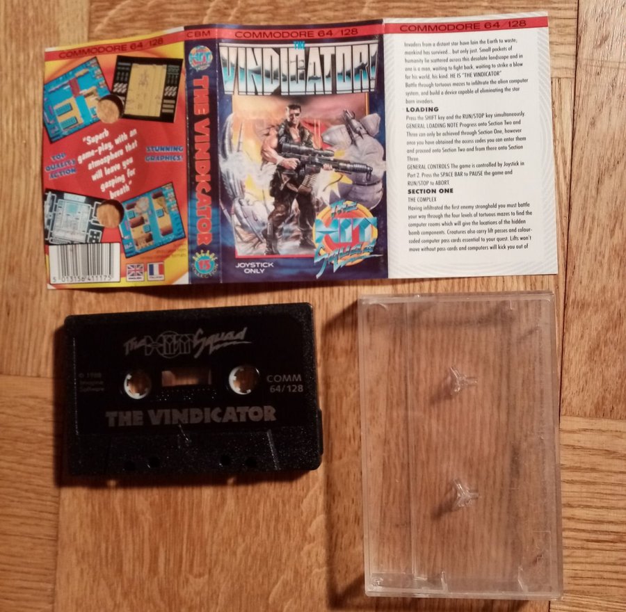 The Vindicator (The Hit Squad) ->TESTAD<- Commodore 64 / C64 Spel