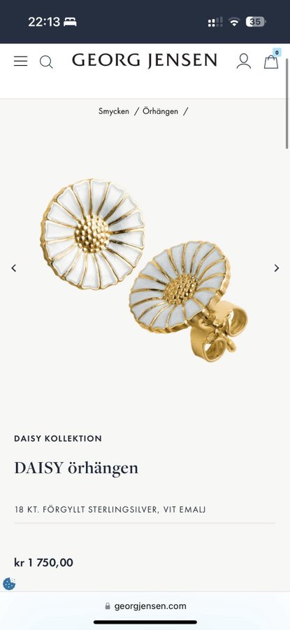 Daisy örhängen Georg Jensen