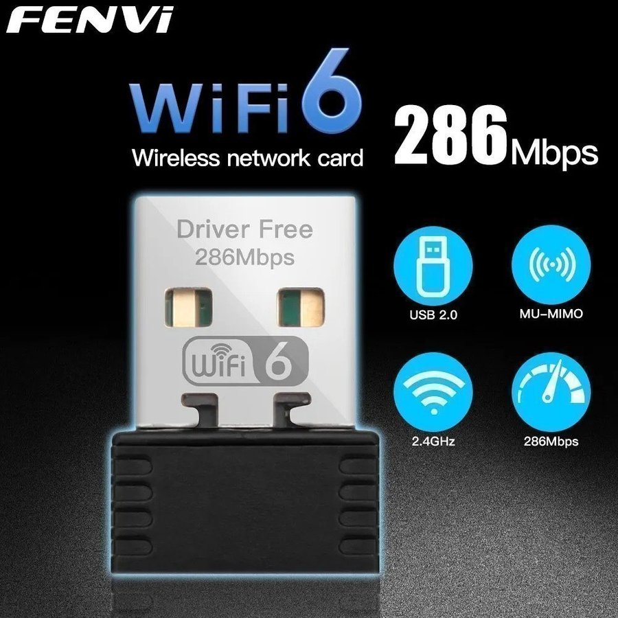 WIFI 6 adapter USB - nätverkskort - WIFI Dongle