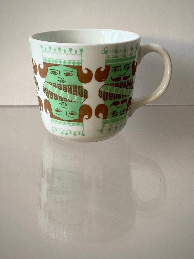 Rare Vintage cup Arabia 1960s Kuningas ja Kuningatar Kaj Franck Raija Uosikkinen