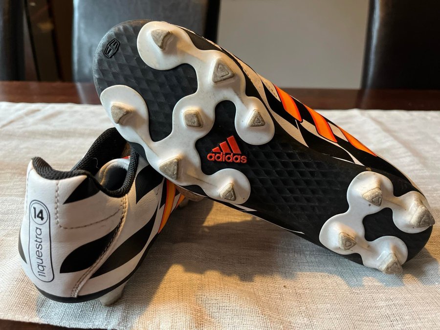 Adidas 11pro Fotbollsskor Vit/Svart/Orange Storlek 38