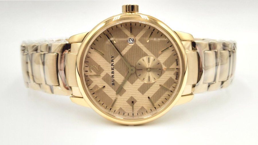 Burberry herenhorloge Goud