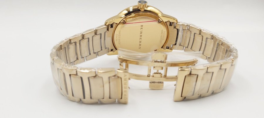 Burberry herenhorloge Goud