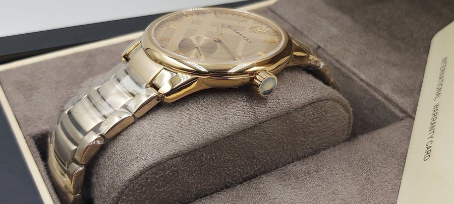 Burberry herenhorloge Goud