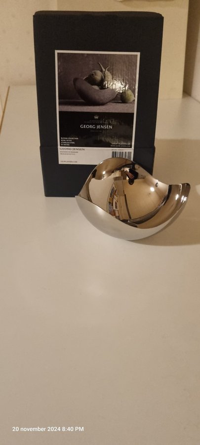 Georg Jensen Bloom Skål "Bowl petite" NYTT