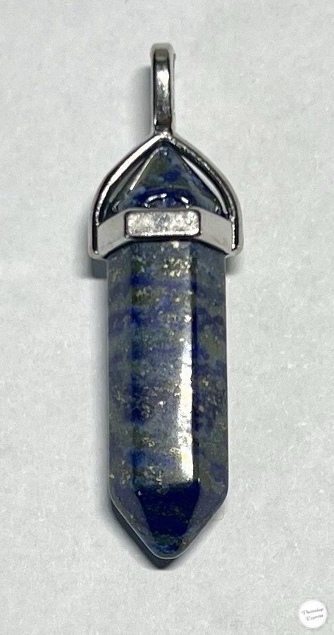 Hänge - naturell lapis Lazio 36x12 mm