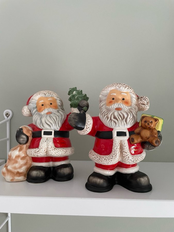 GOEBEL 2st fina tomte figuriner. Juldekoration, Jul, tomte, retro, design