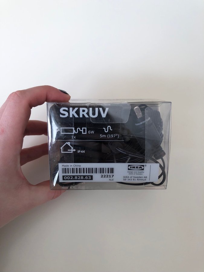 Adapter/transformator, SKRUV, IKEA, HELT NY !