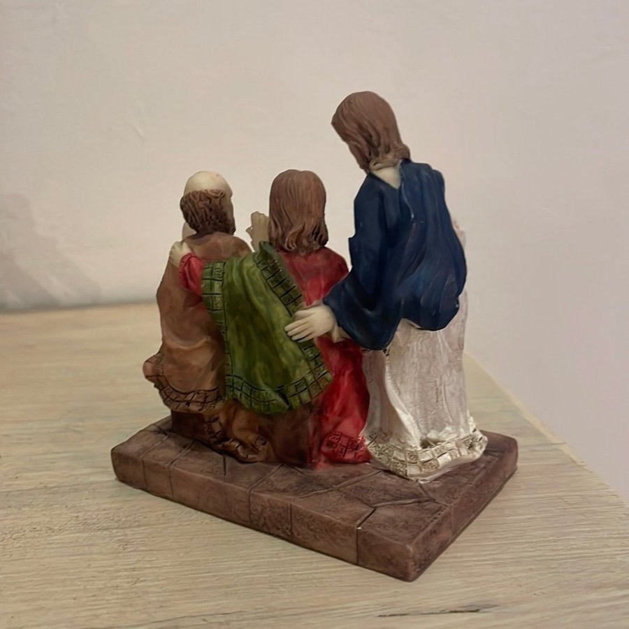 Jesus och lärjungarna figur nattvarden, sista måltiden