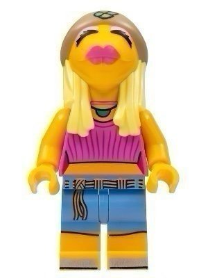 LEGO Mupparna 4 stycken (Kermit Janice Animal och Miss Piggy)