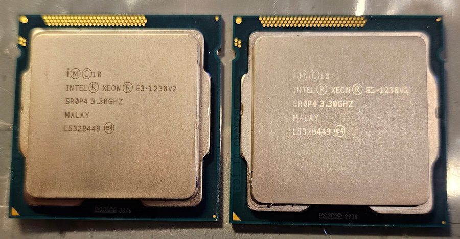 Intel 2 st XEON E3-1230v2 SR0P4 330 Ghz