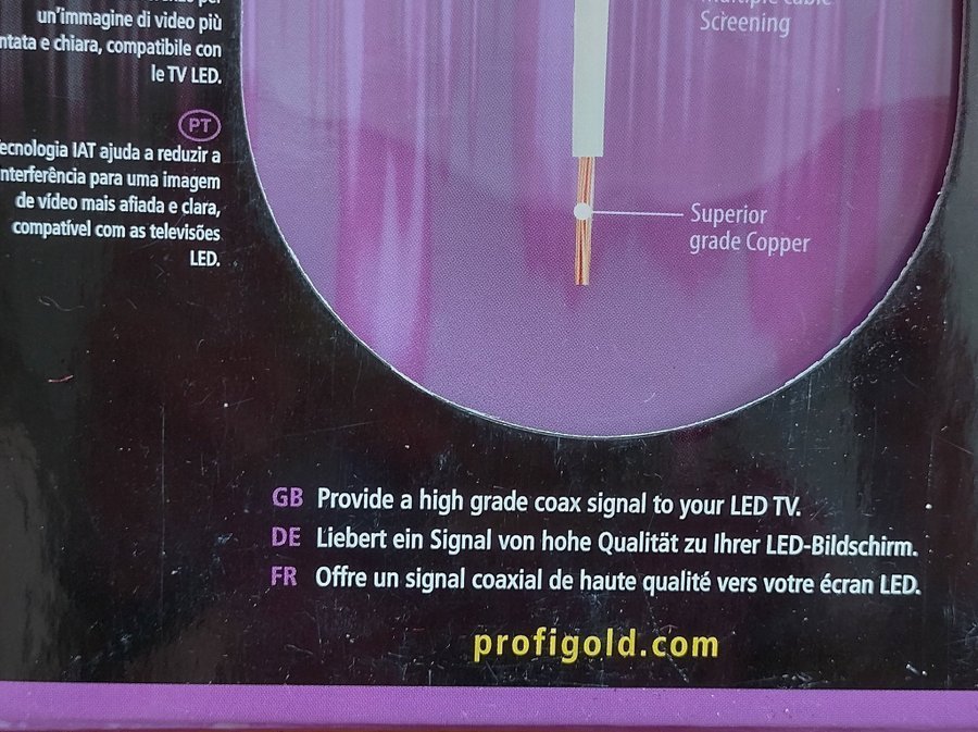 Profigold antennkabel tvantenn TV