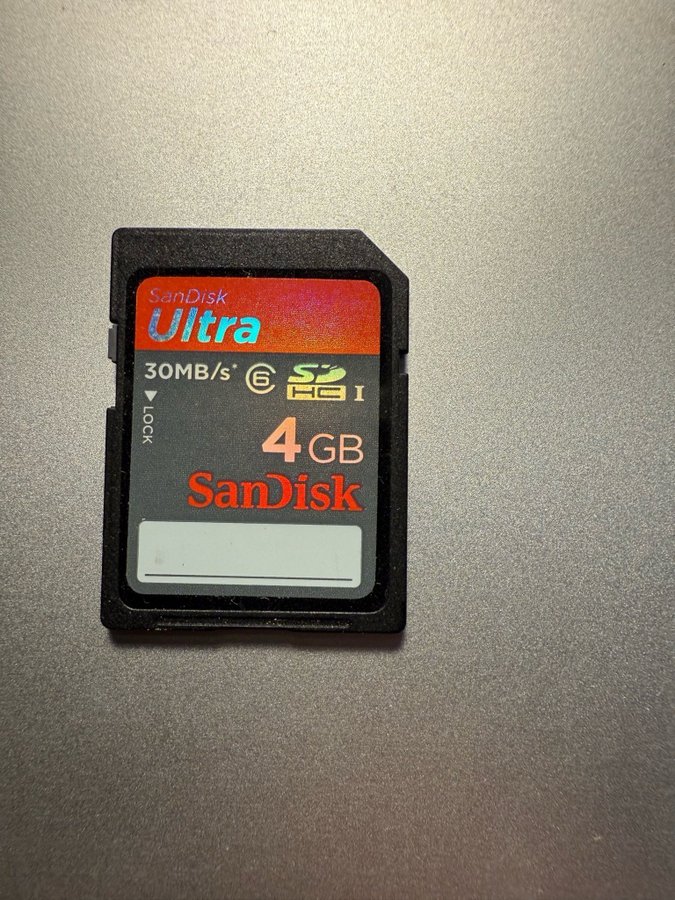 Sandisk Ultra 4GB SD-kort