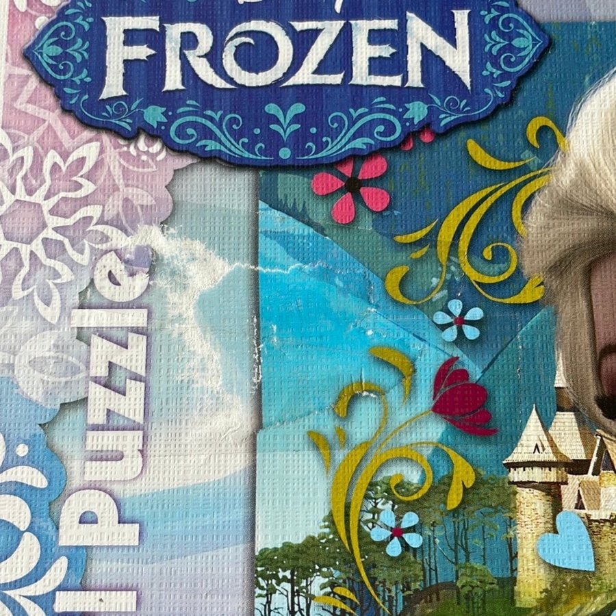 Pussel 100 bitar från 5 år frost frozen Elsa  Anna julklapp