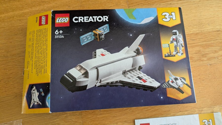 LEGO Creator 3-i-1 Rymdfärja 31134 - Aldrig använt!