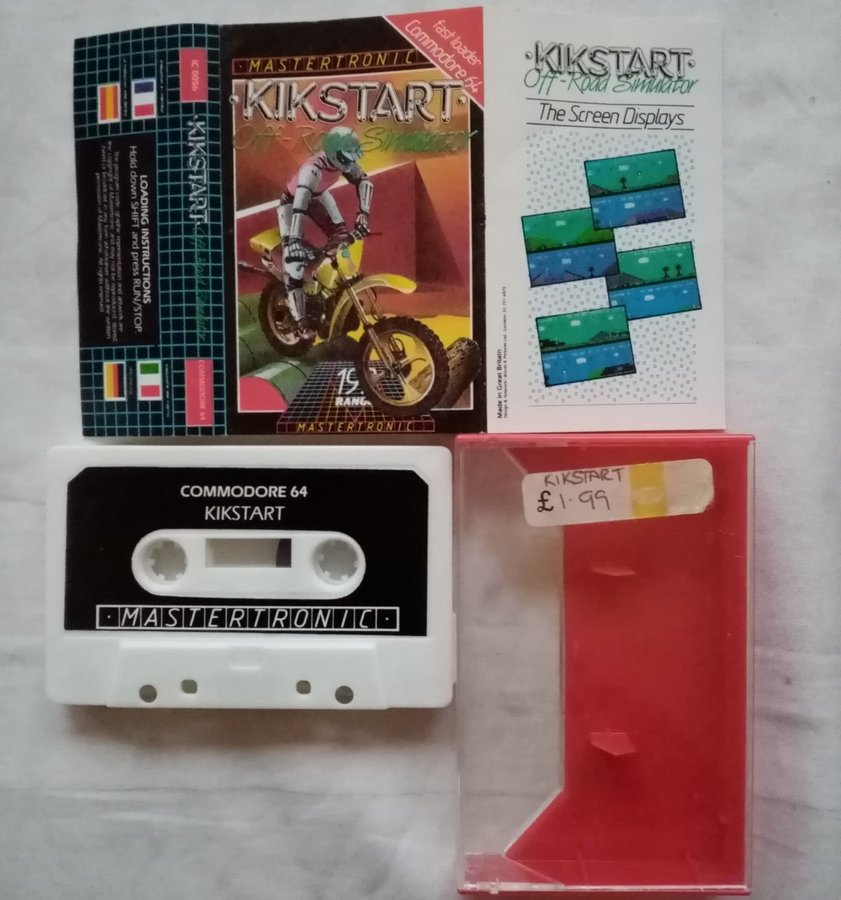 KikStart - Off-Road Simulator (Mastertronic - 199 Range) - Commodore 64 / C64