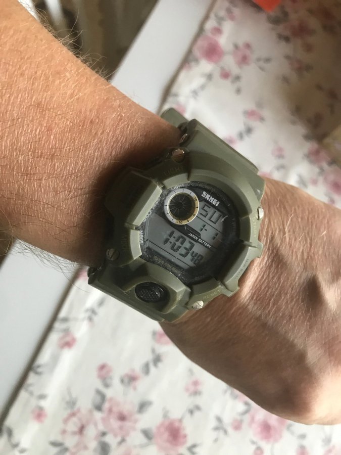 Skmei Digital Military Green Watch