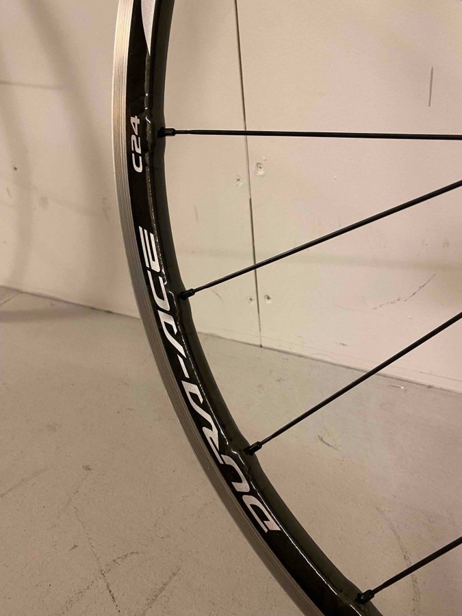 Shimano Dura-Ace WH-9000 C24 Clincher Rear Wheel. Very good condition.