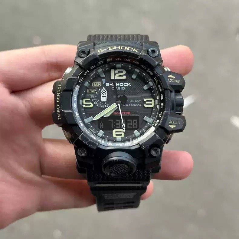 Casio GWG-1000-1A MUDMASTER G-Shock Men's Watch - SOLAR TRIPLE SENSOR