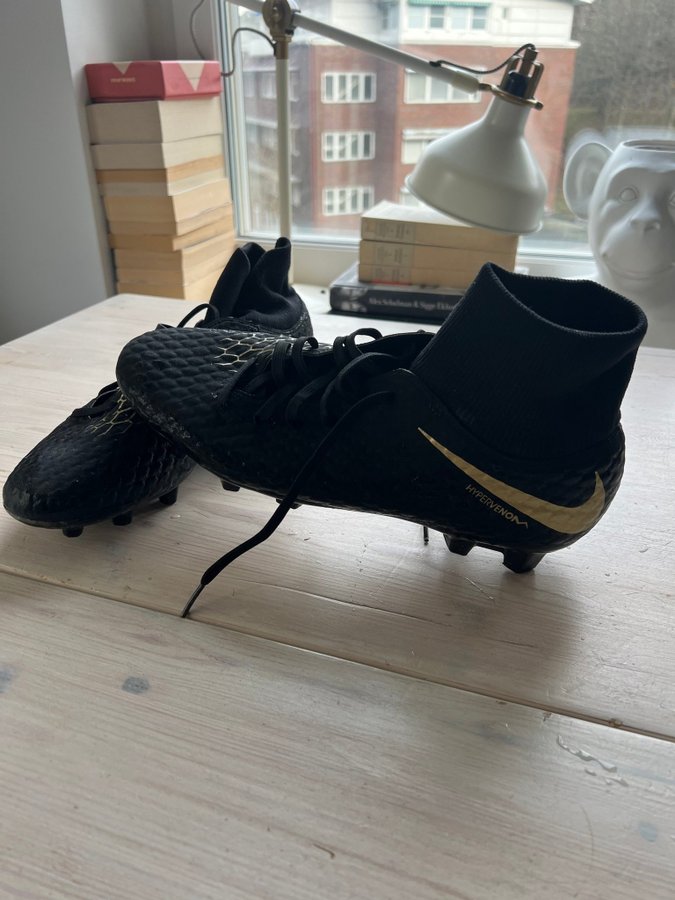 Nike Hypervenom Phantom 3 - Fotbollsskor Svart/Guld - 44