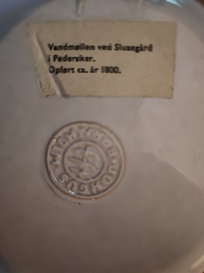 Julen 1970 Johgus Bornholm Väggtallrik