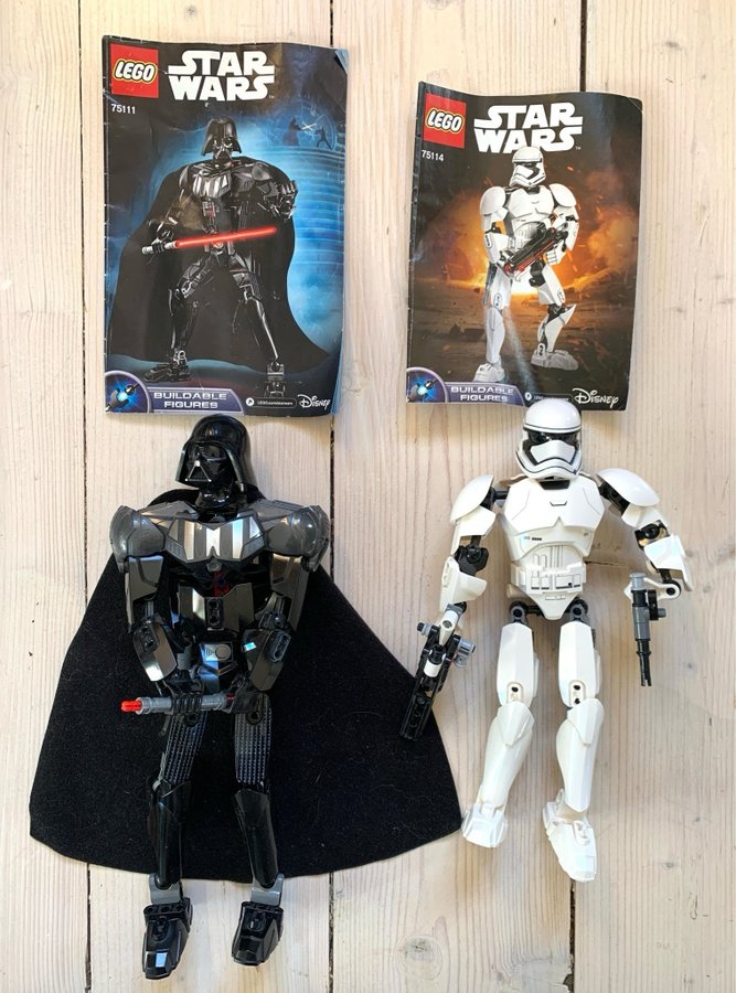 Lego Star Wars 75111 Darth Vader  75114 First Order Stormtrooper