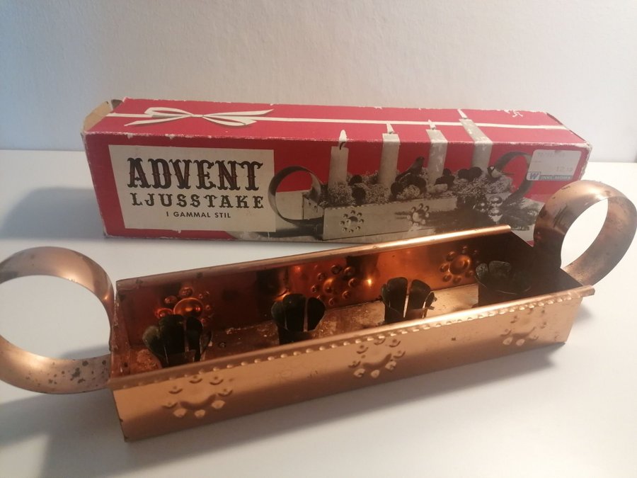 Retro Vintage Advent Ljusstake i Gammal Stil