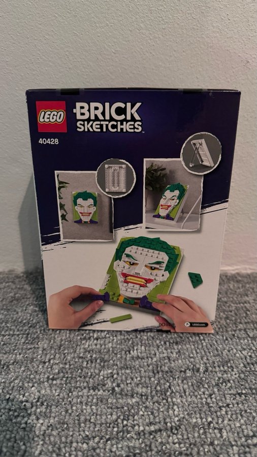 Uåbnet - LEGO Brick Sketches - The Joker (40428)