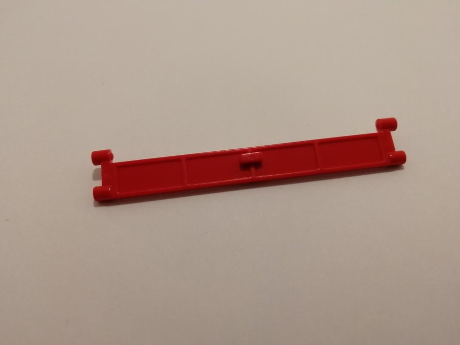 Lego - garage - panel - port - räls - handtag - part 4219 - röd