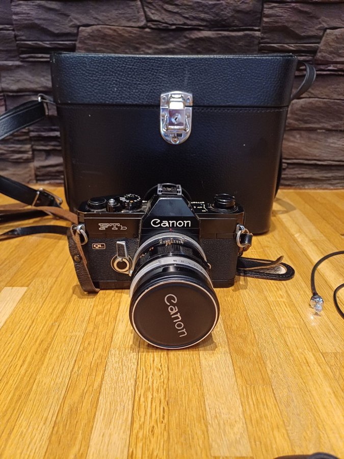 Vintage kamerapaket Canon Ftb QL