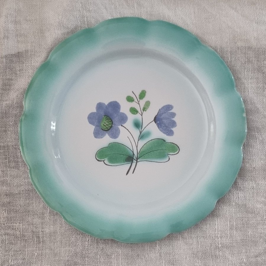 Assiette "Flora", Gefle. Vintage.