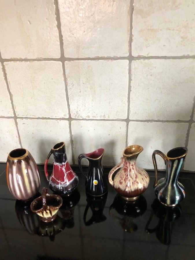 West Germany vase samling