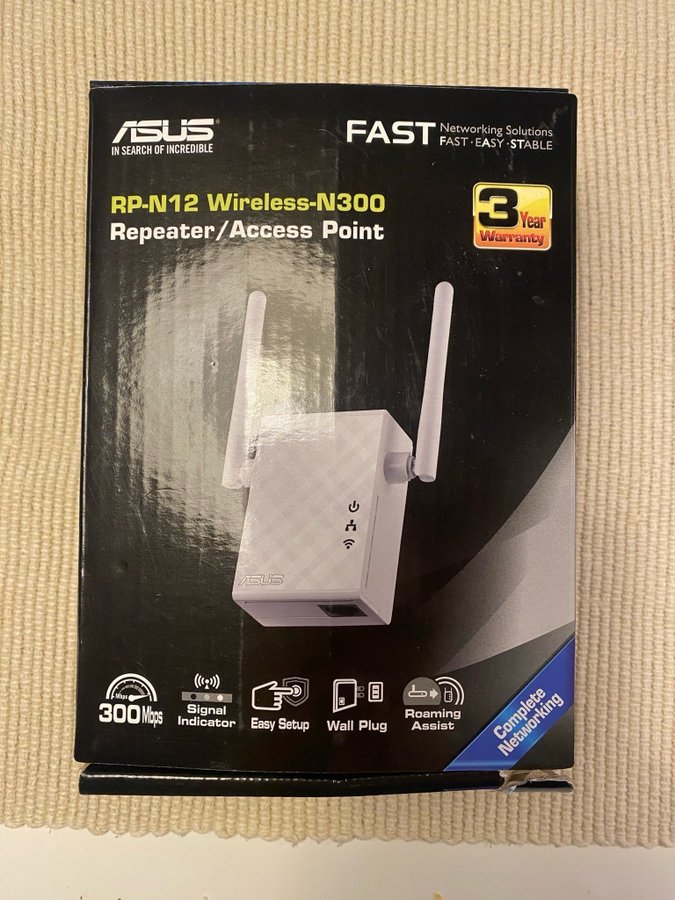 ASUS Wi-Fi Repeater RP-N12 Wireless N300