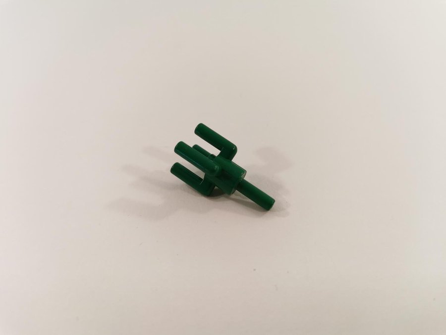 Lego - fäste - arm - lykta - palm topp - part 2566 - grön