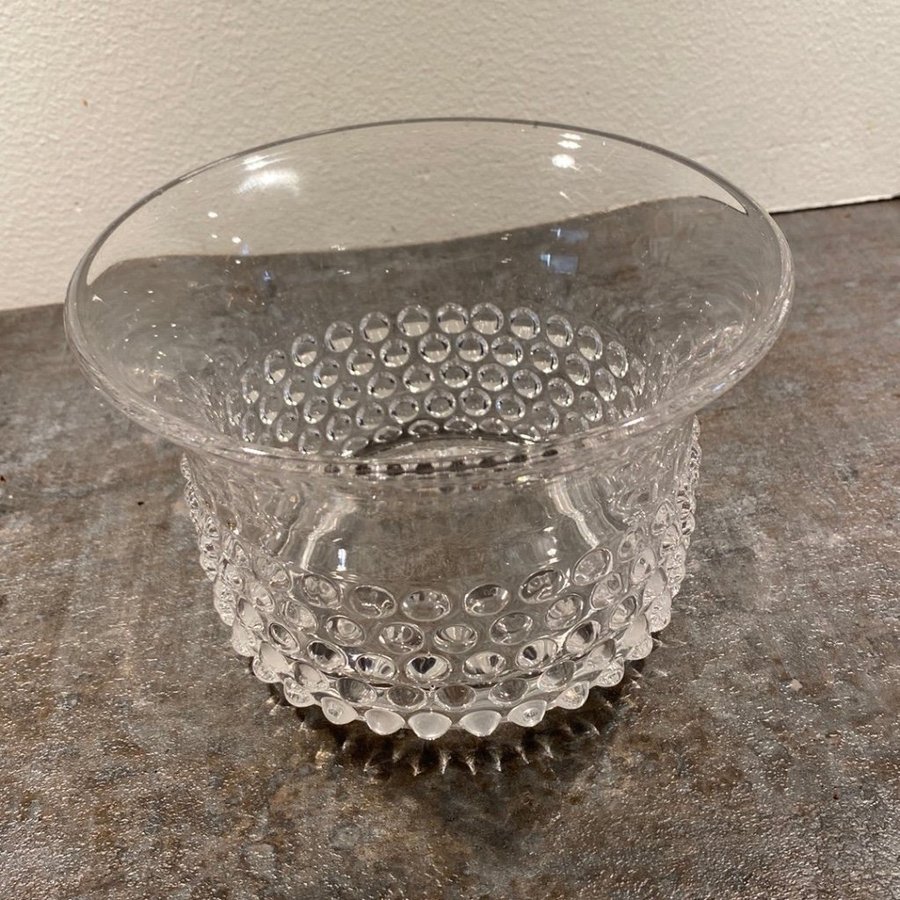 Glas skål Saara Hopea noppskål Iittala