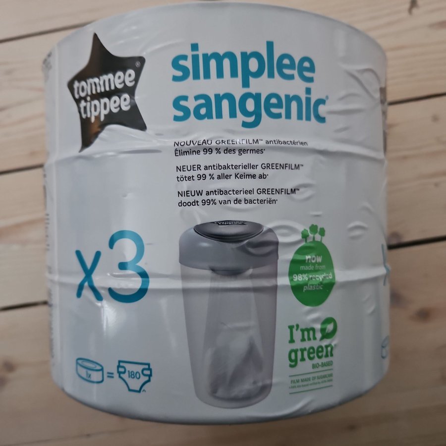 Blöjpåsar tommee tippee simplee sangenic