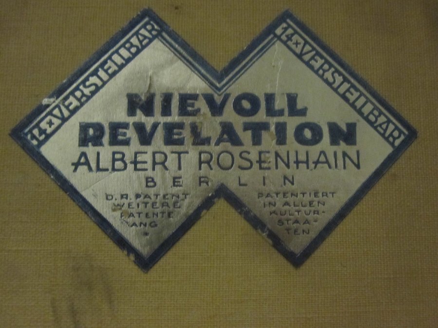 VINTAGE RESVÄSKA/KOFFERT Nievoll Revelation, Albert Rosenhain Berlin