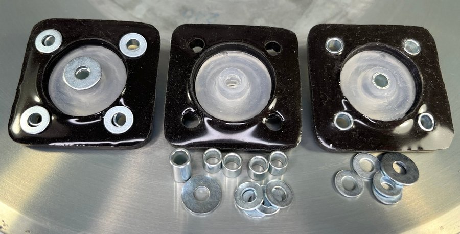 New: Silicone motor mounts for Gates, QRK, RCA, Russco broadcast turntables