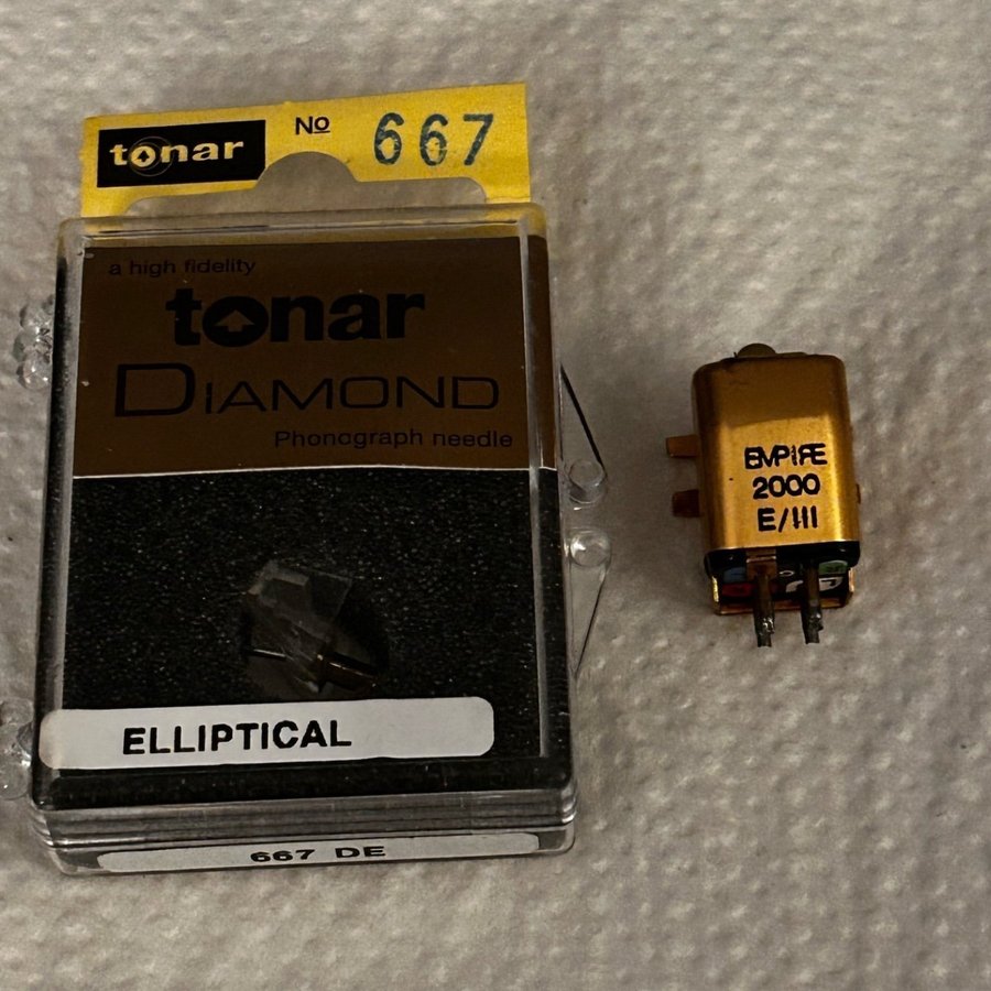 Tonar Diamond 667 Elliptical, Empire 2000 E/lll.