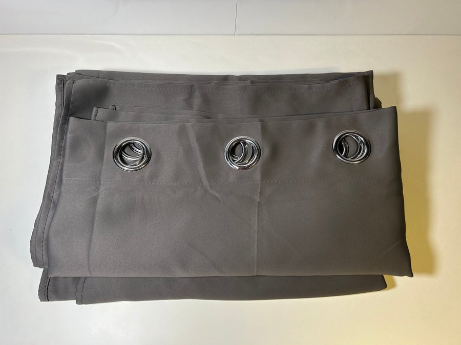 BID! Thermal Curtains, Extra Wide, Set of 2, 245x200cm, Grey! New!