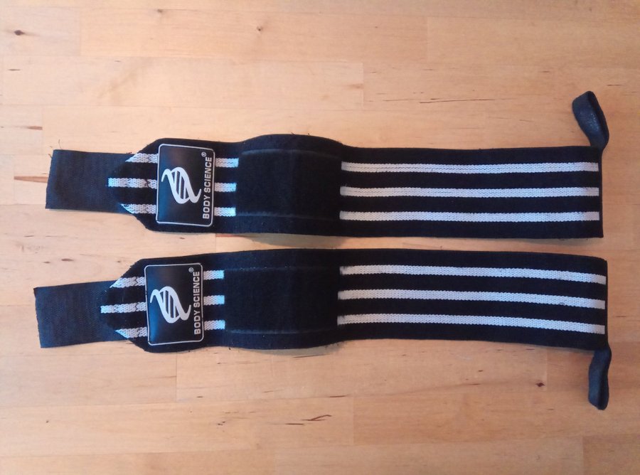 Body Science Handledslindor Handledsband Handledsstöd Wrist Wraps Gym Träning