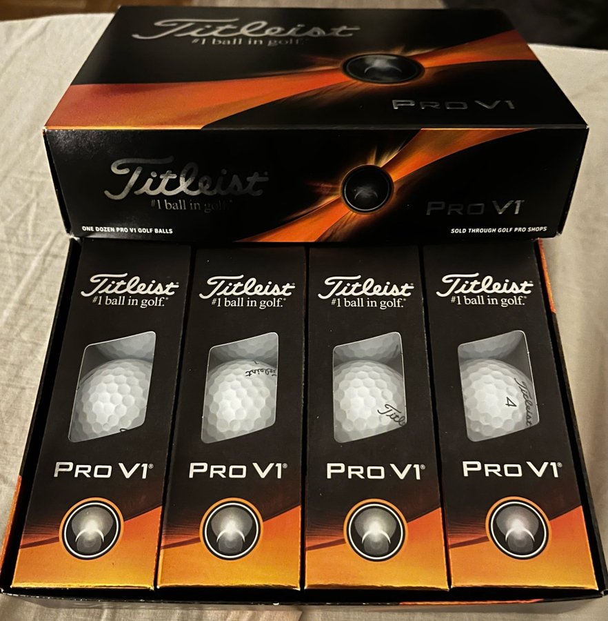 Titleist Pro V1 Golfbollar (12 st)