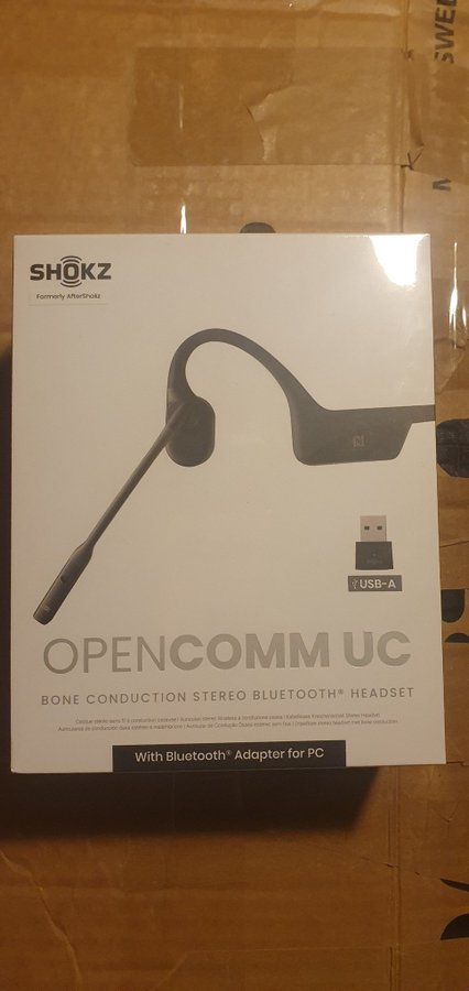 Shokz Opencomm UC, oöppnade