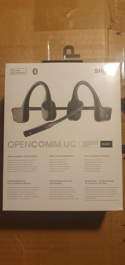 Shokz Opencomm UC, oöppnade