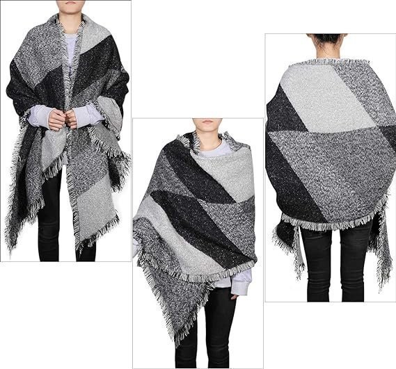 NY Stor scarf varm mjuk av kashmirtyg | 205 x 80 cm | Ordpris 259kr